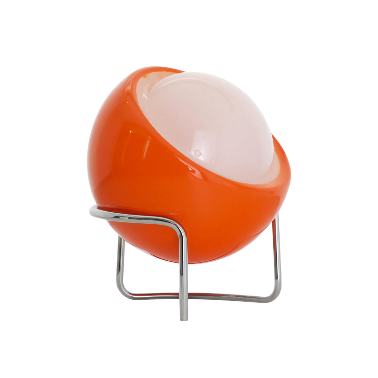 Bordslampa G9 – Orange i resin och glas – 40 cm – Inomhus