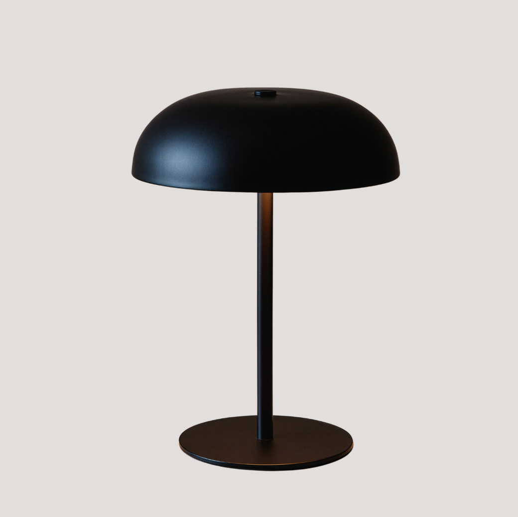 Trådløs LED-bordlampe i metal | Dæmpbar med touch og USB-C