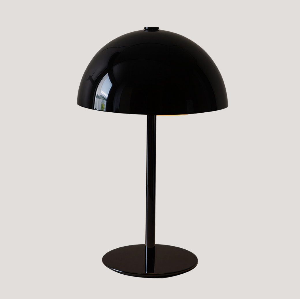 Trådløs LED-bordlampe i jern | Dæmpbar med touch og USB-C
