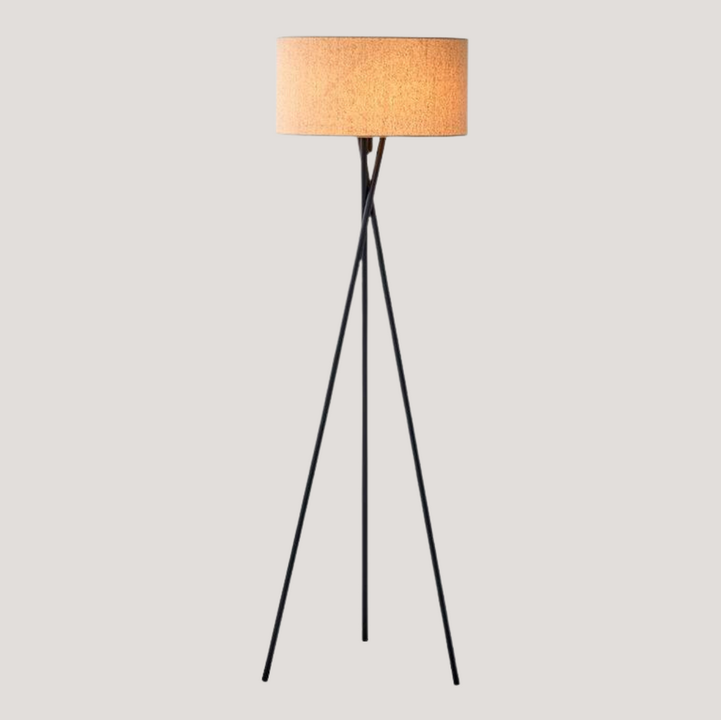 Gulvlampe i metal | Højdejusterbar E27 gulvlampe