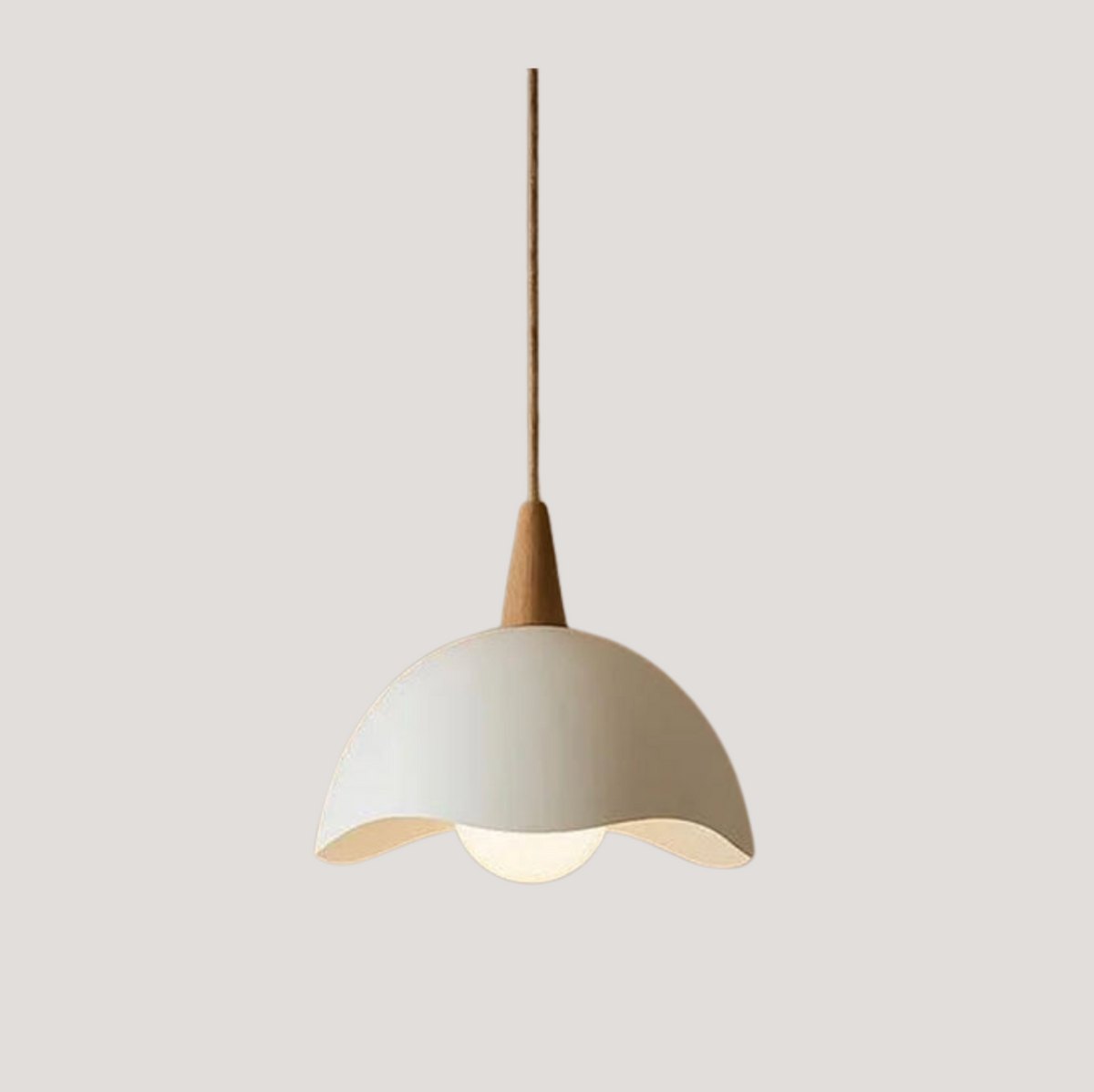 Loftlampe i aluminium og metal | E27 pendellampe med fjernbetjening