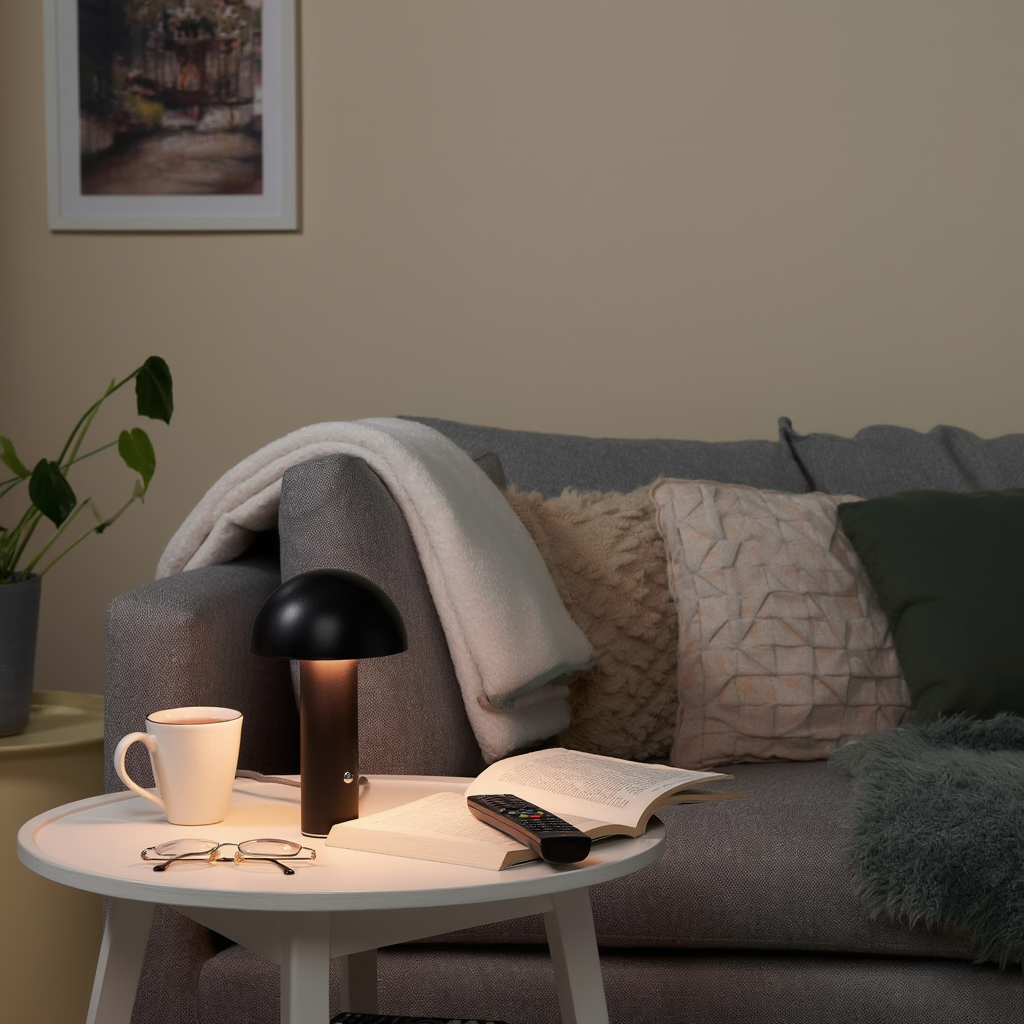 Trådløs LED-bordlampe i aluminium | Dæmpbar og genopladelig