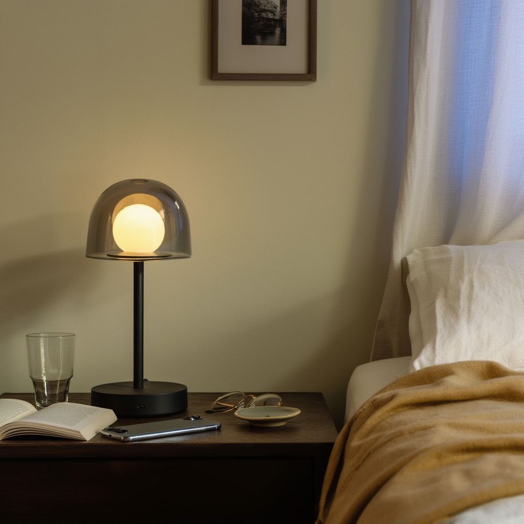 Trådløs LED-bordlampe | Dæmpbar med touch og USB-C
