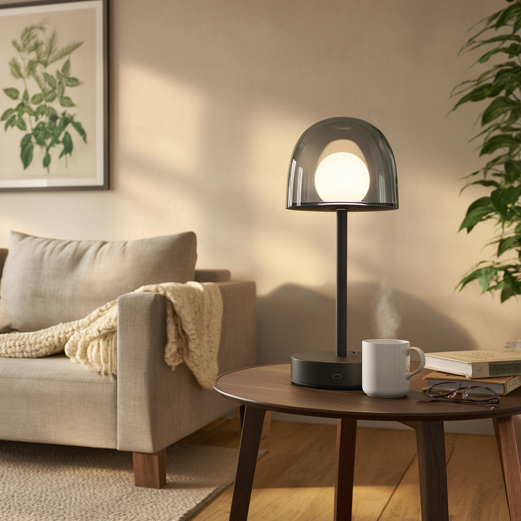 Trådløs LED-bordlampe | Dæmpbar med touch og USB-C