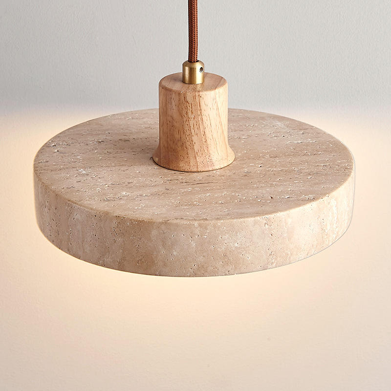Loftlampe i sten | Rund E27 loftlampe