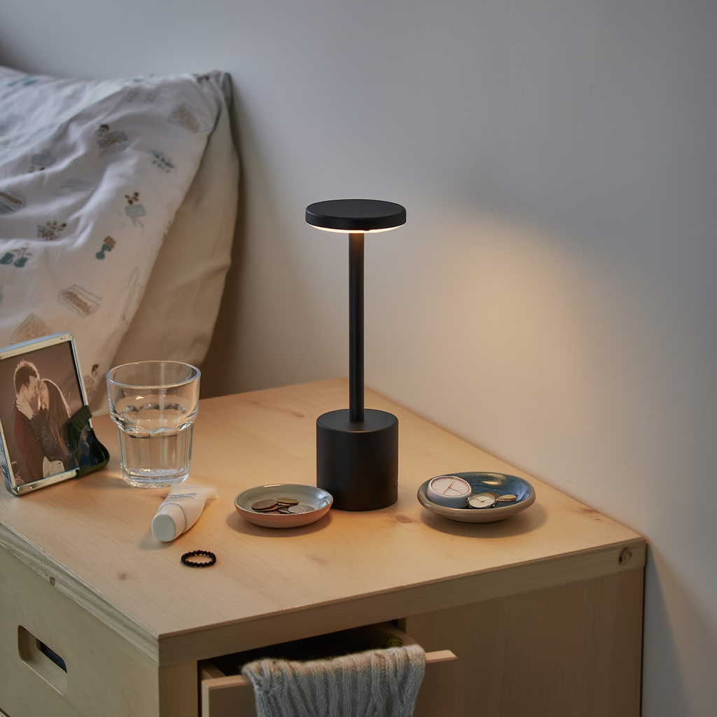 Trådløs LED-bordlampe | Dæmpbar med touch og USB-C