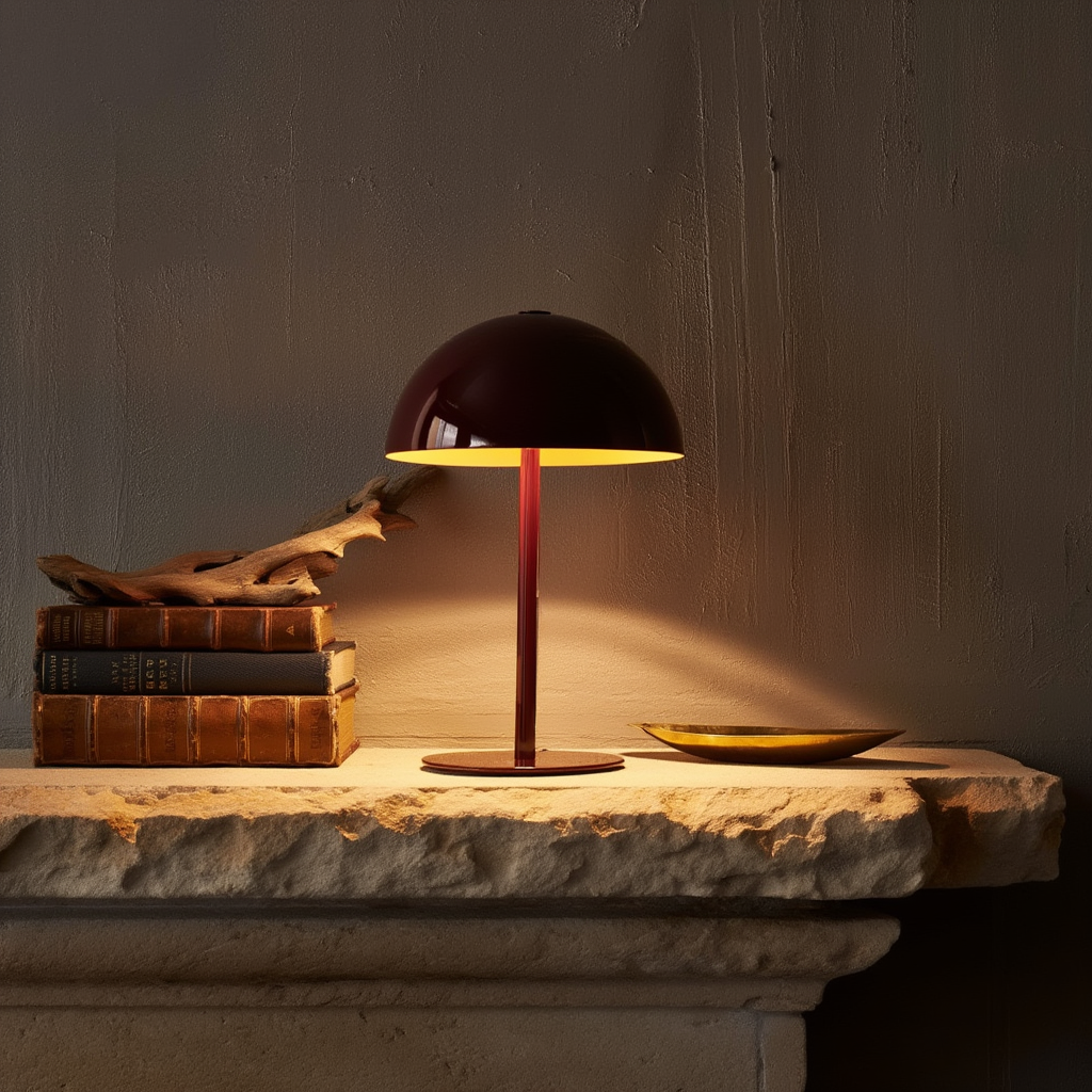 Bordslampa | Trådlös LED-lampa i järn, dimbar, touchkontroll, 3500K–6000K, USB-C uppladdningsbar