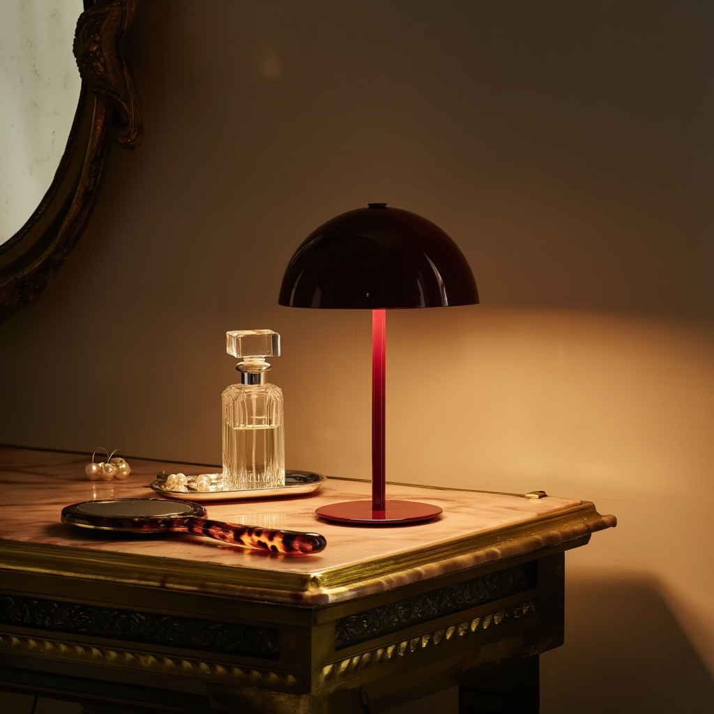 Bordslampa | Trådlös LED-lampa i järn, dimbar, touchkontroll, 3500K–6000K, USB-C uppladdningsbar