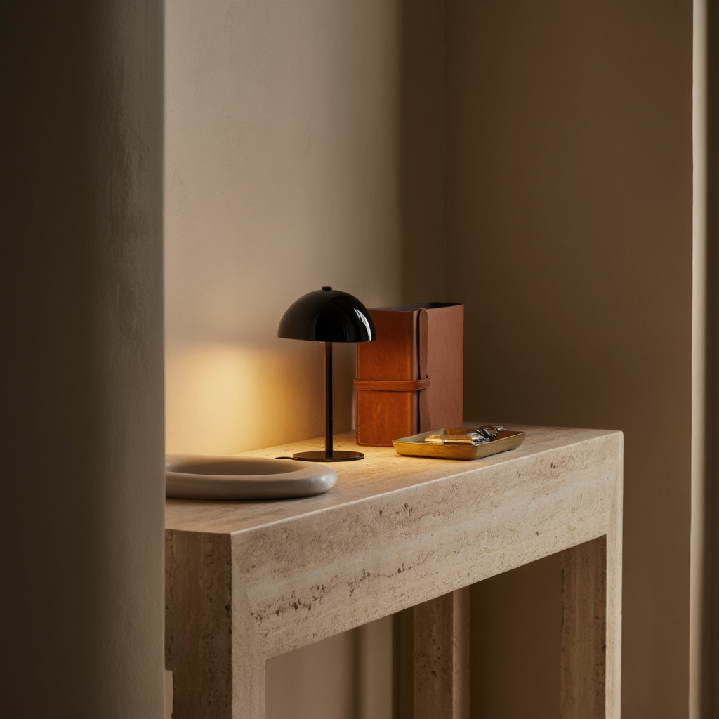Trådløs LED-bordlampe i jern | Dæmpbar med touch og USB-C