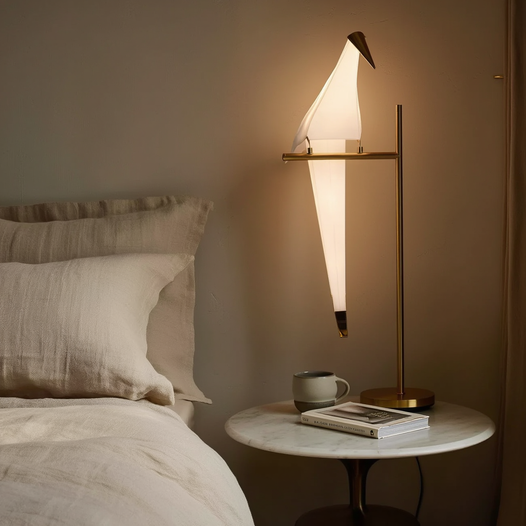 Bordslampa | Metall och akryl