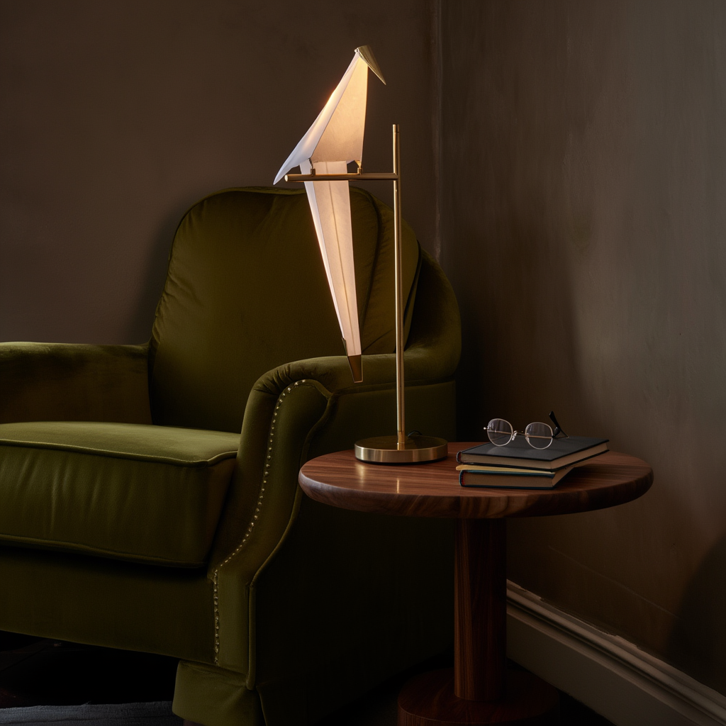 Bordslampa | Metall och akryl