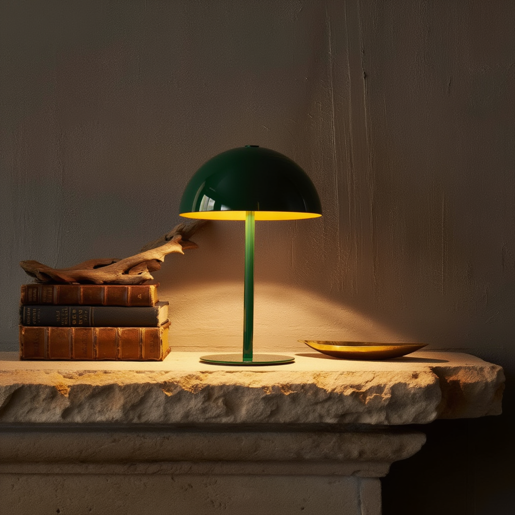 Bordslampa | Trådlös LED-lampa i järn, dimbar, touchkontroll, 3500K–6000K, USB-C uppladdningsbar