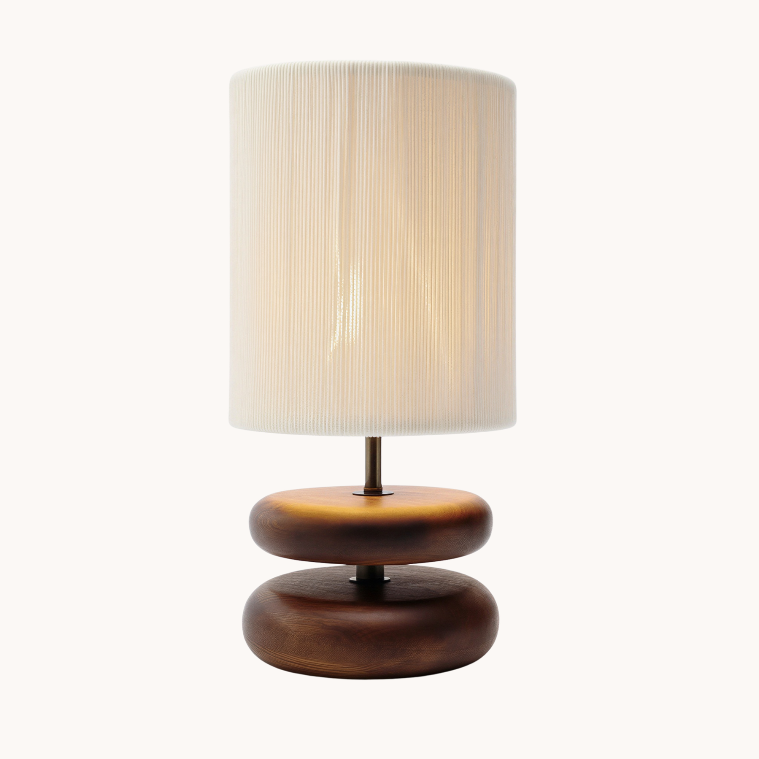 Bordslampa | Valnötsträ